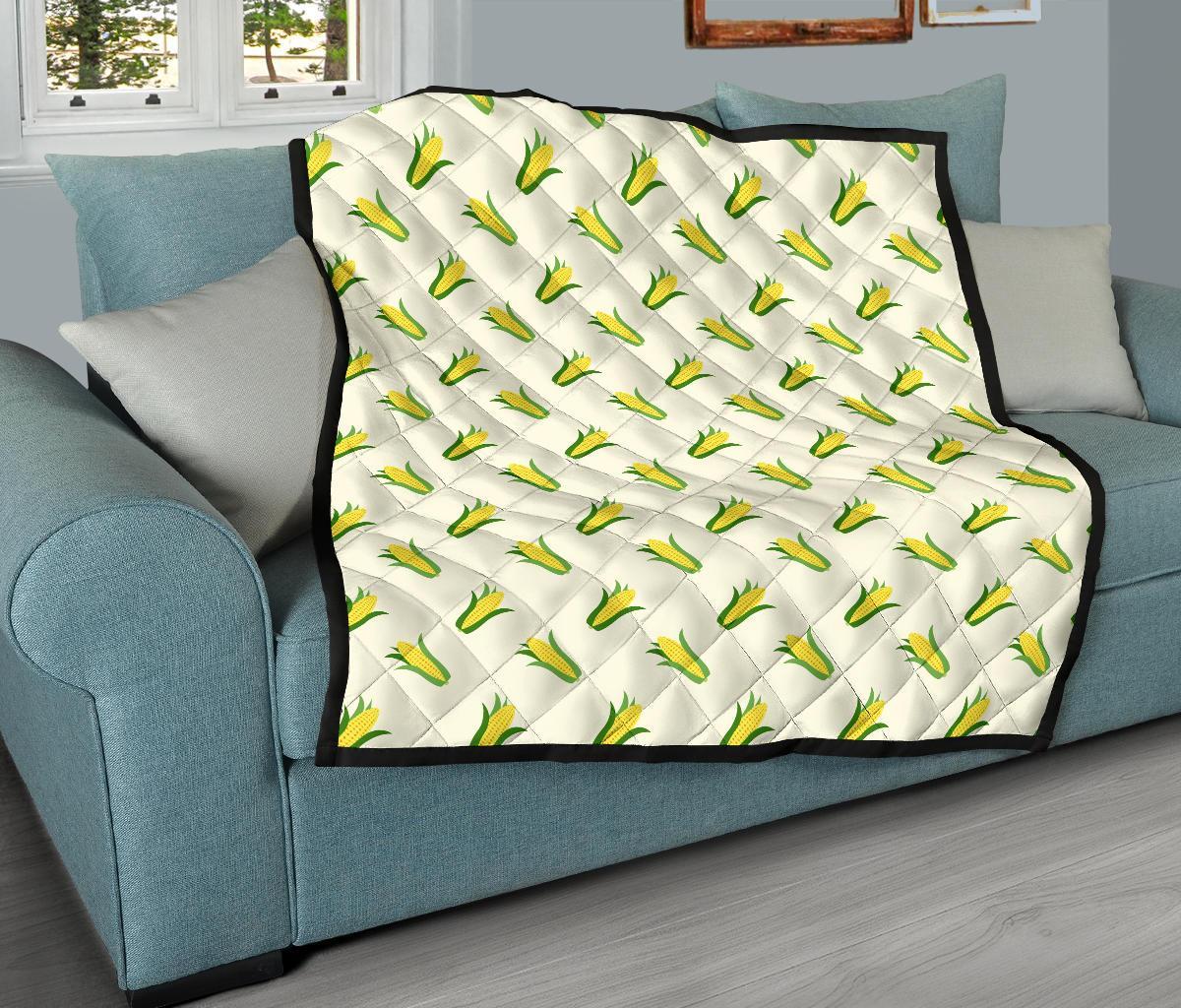 Corn Print Pattern Quilt-grizzshop