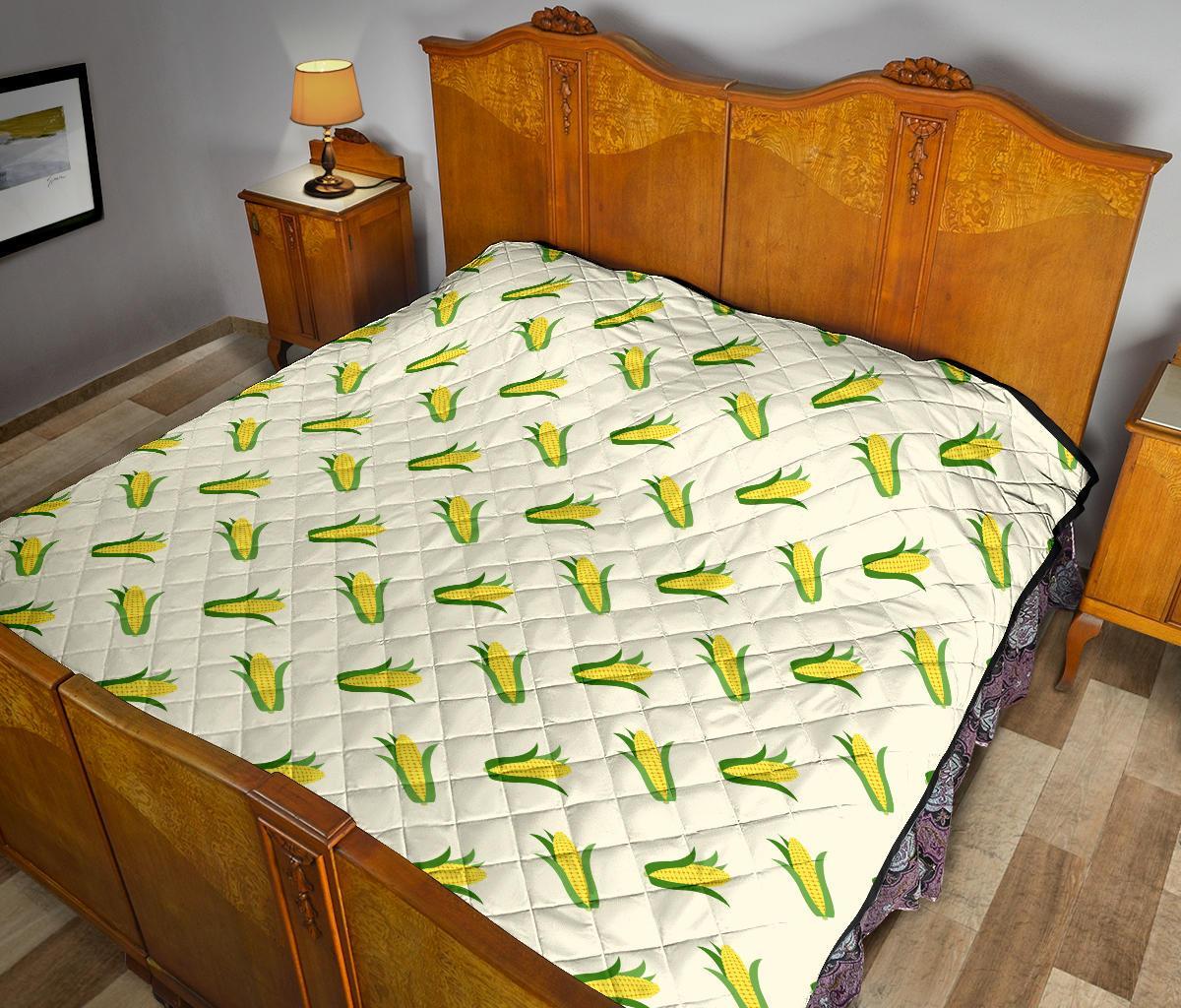 Corn Print Pattern Quilt-grizzshop