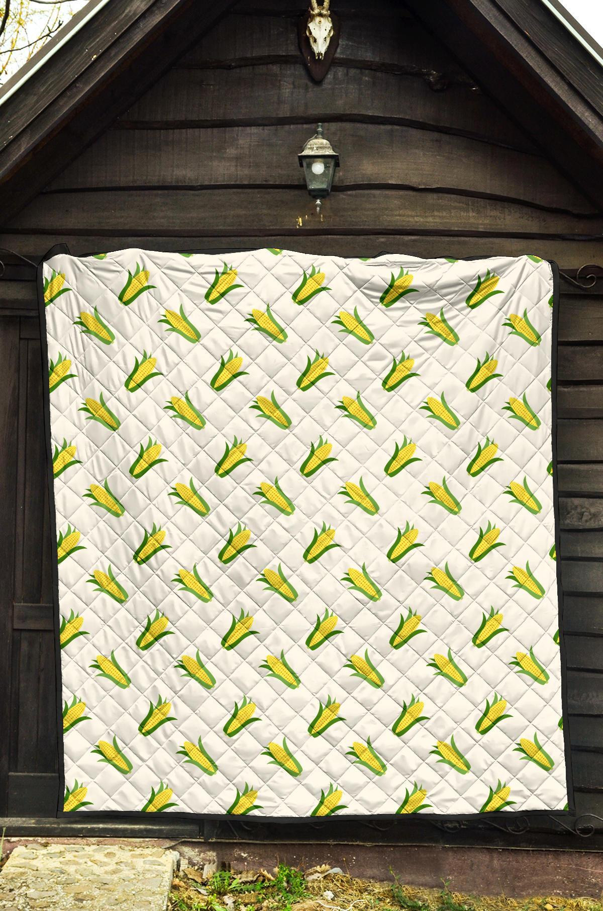 Corn Print Pattern Quilt-grizzshop