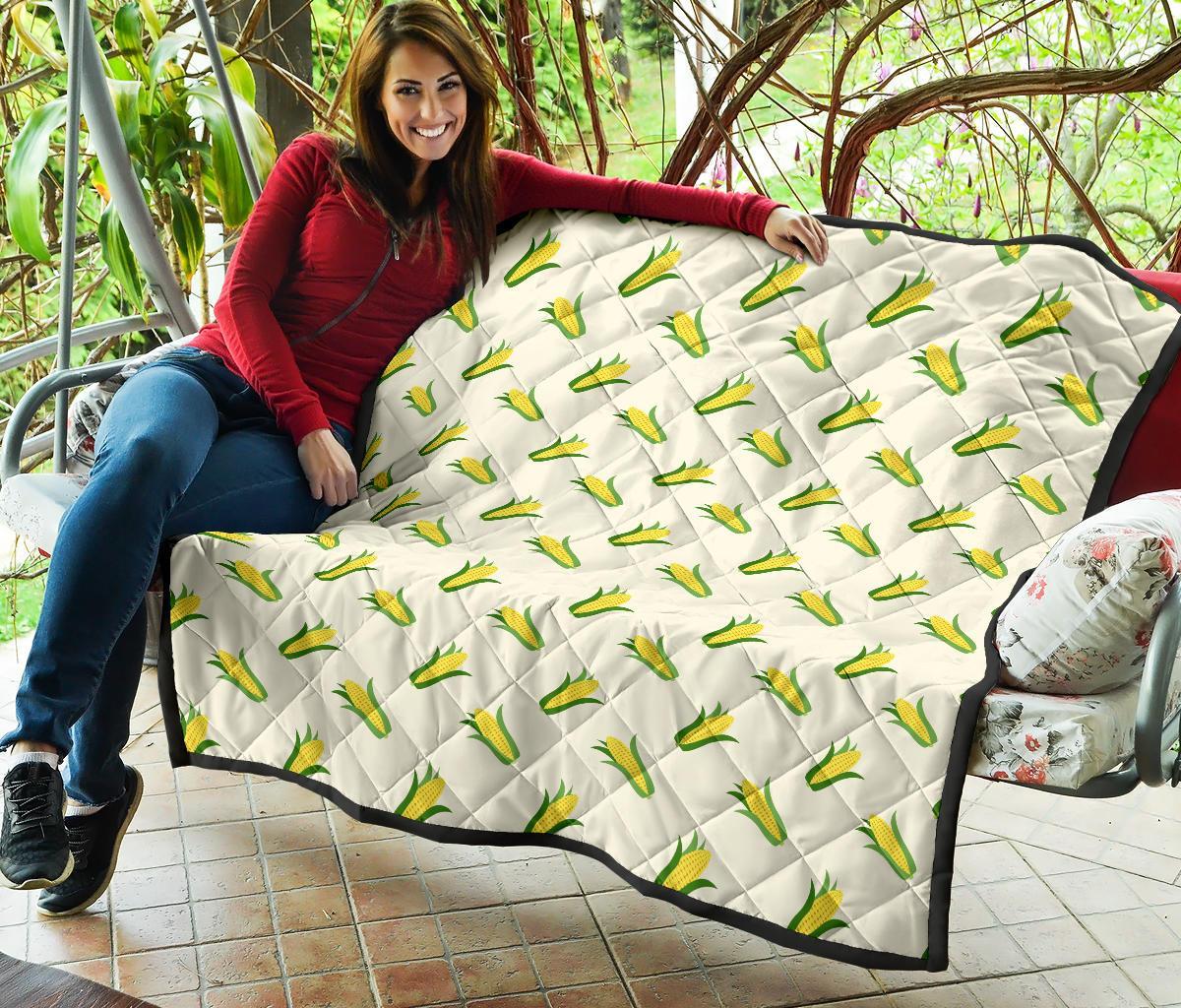 Corn Print Pattern Quilt-grizzshop