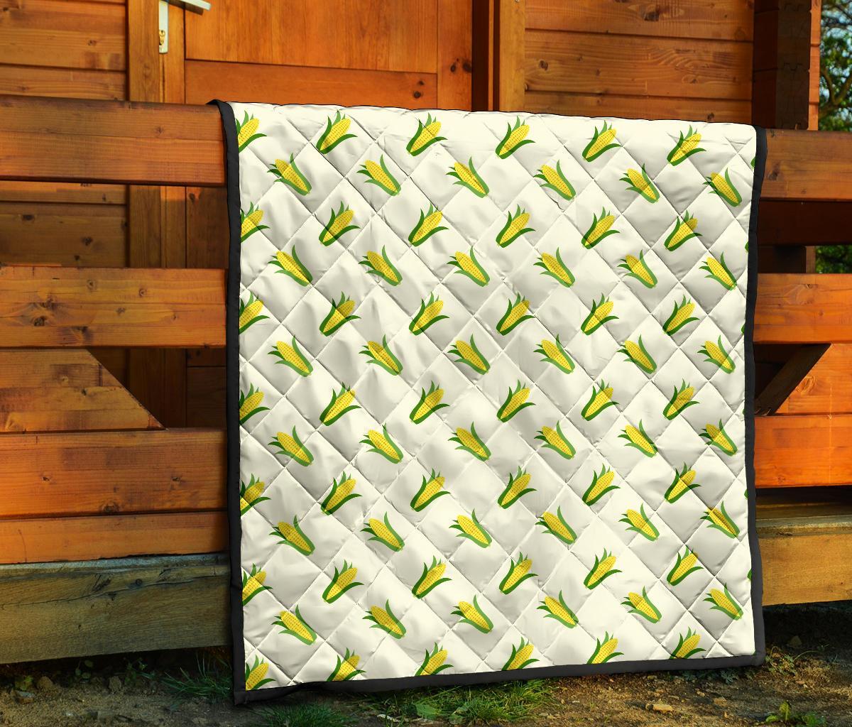 Corn Print Pattern Quilt-grizzshop