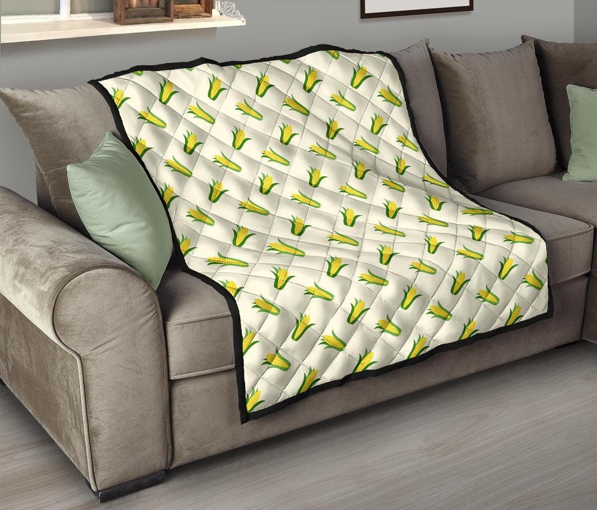 Corn Print Pattern Quilt-grizzshop