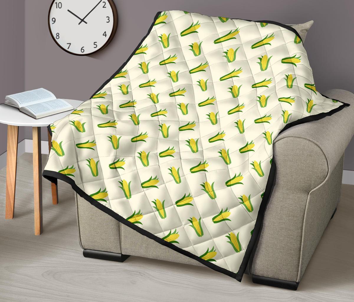 Corn Print Pattern Quilt-grizzshop