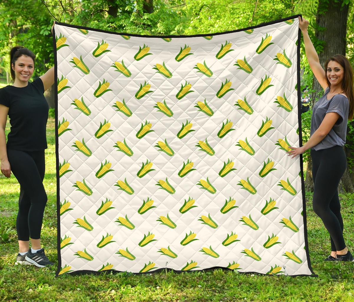 Corn Print Pattern Quilt-grizzshop