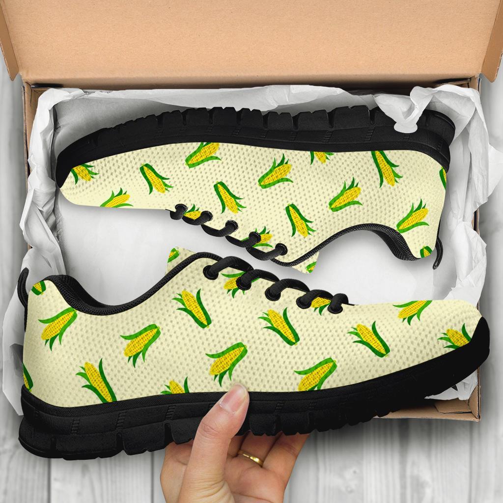 Corn Print Pattern Sneaker Shoes For Men Women-grizzshop