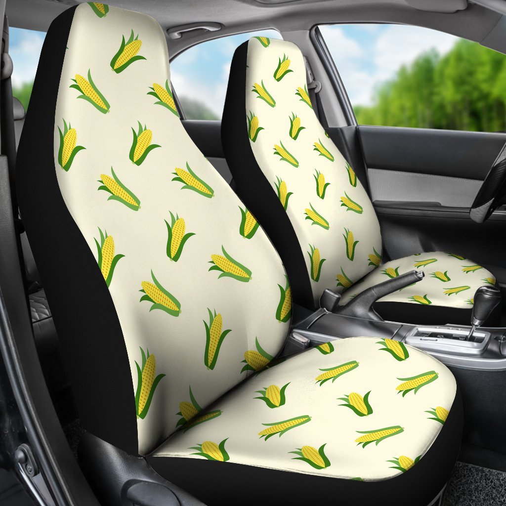 Corn Print Pattern Universal Fit Car Seat Covers-grizzshop