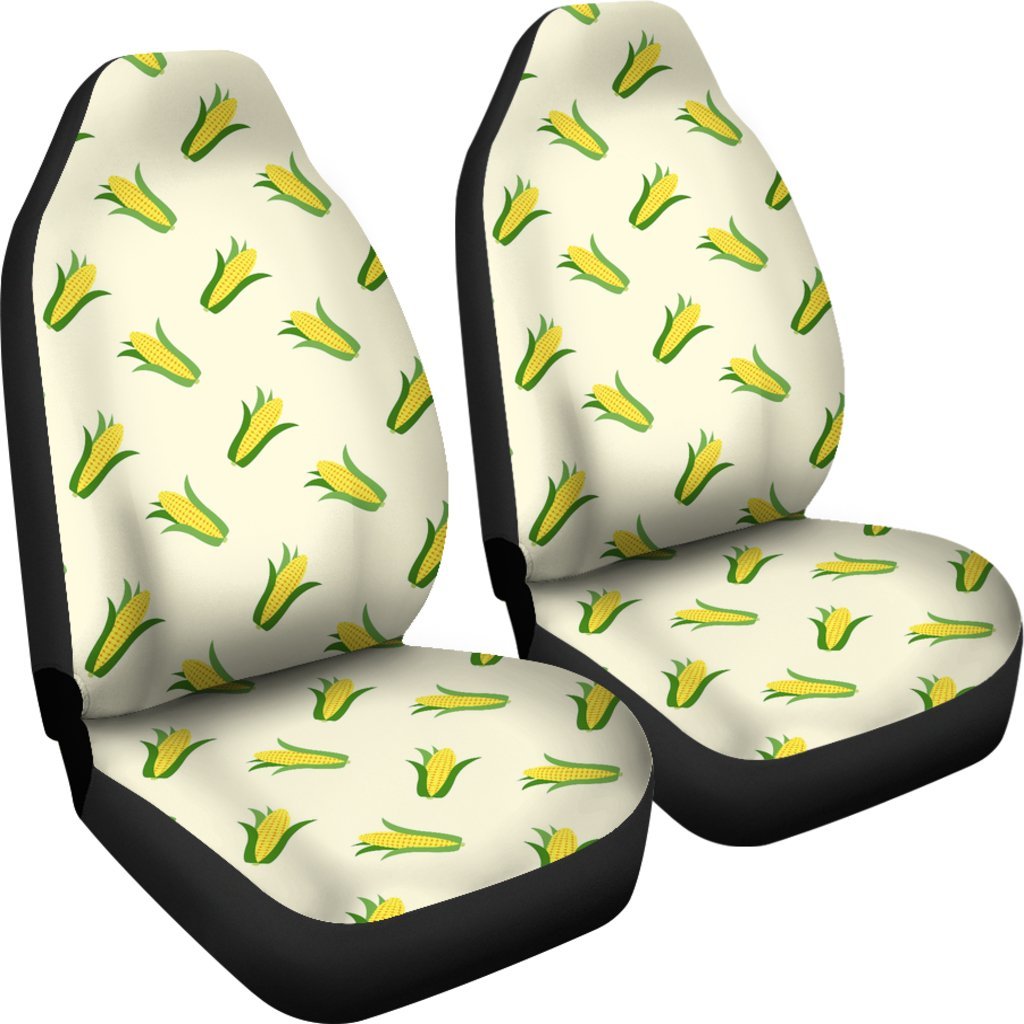 Corn Print Pattern Universal Fit Car Seat Covers-grizzshop