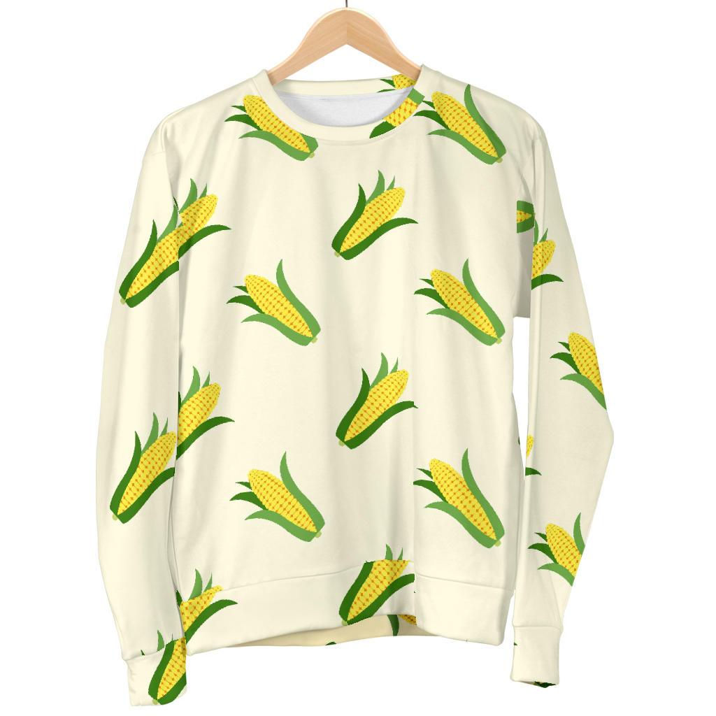 Corn Print Pattern Women's Sweatshirt-grizzshop