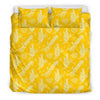 Corn Yellow Pattern Print Duvet Cover Bedding Set-grizzshop