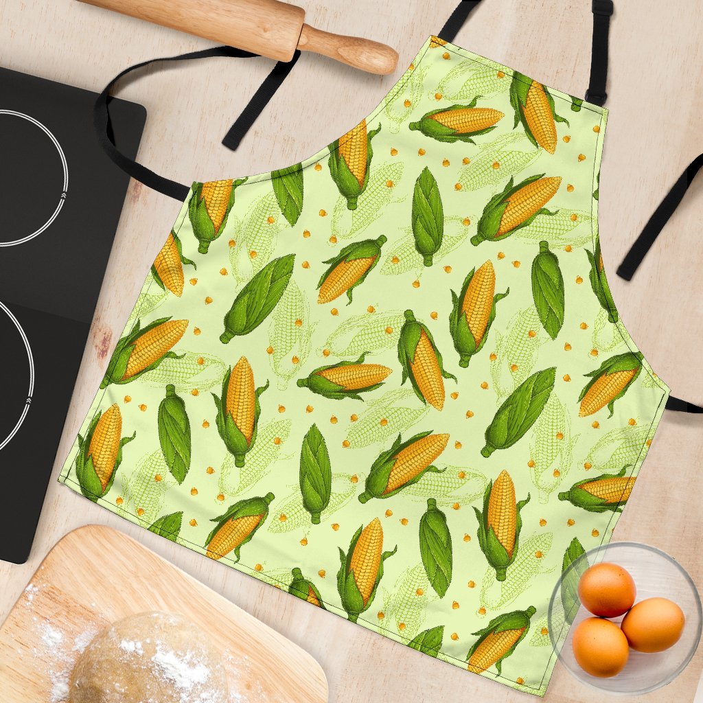 Corn Pattern Print Women's Apron-grizzshop
