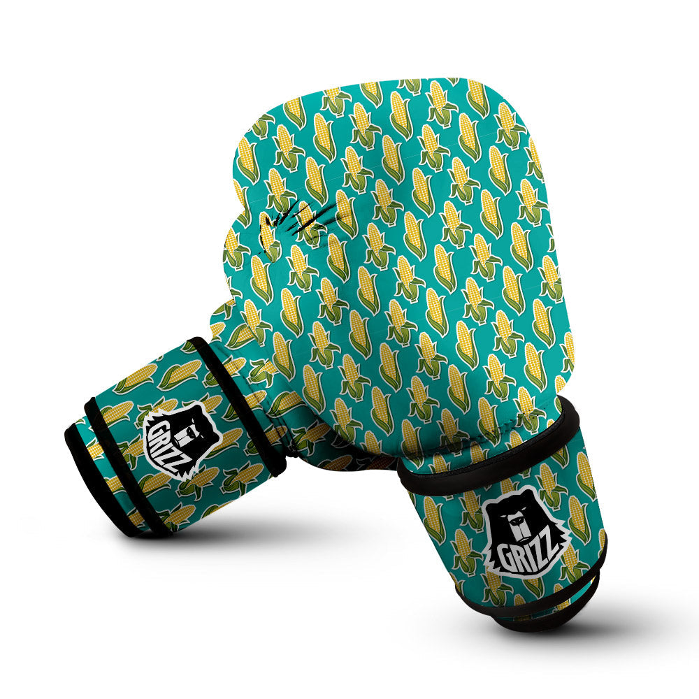 Corncob Print Pattern Boxing Gloves-grizzshop