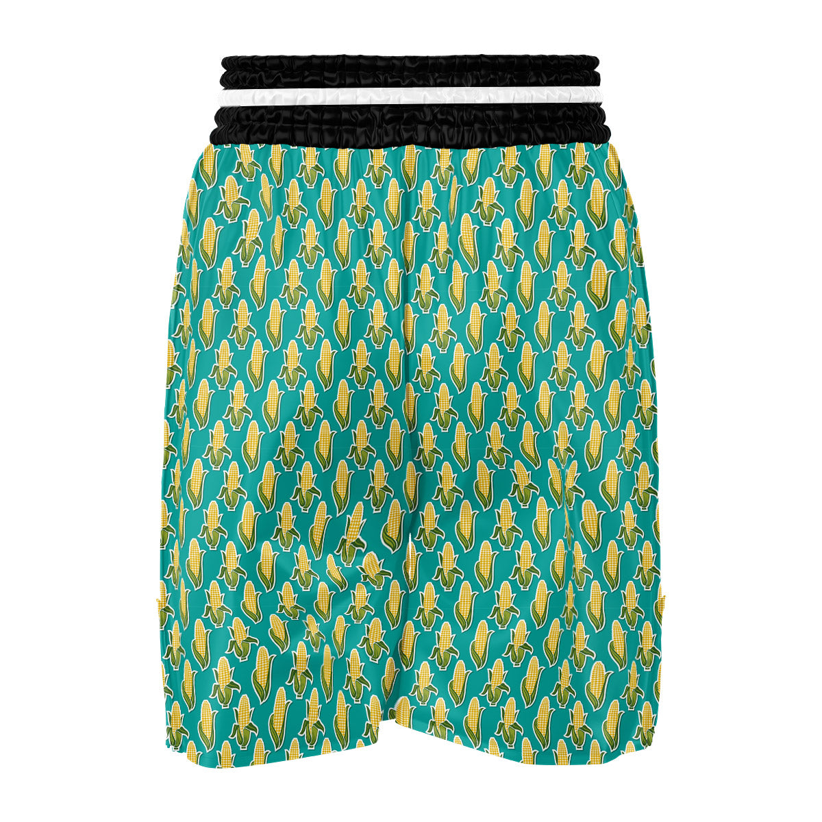 Corncob Print Pattern Boxing Shorts-grizzshop