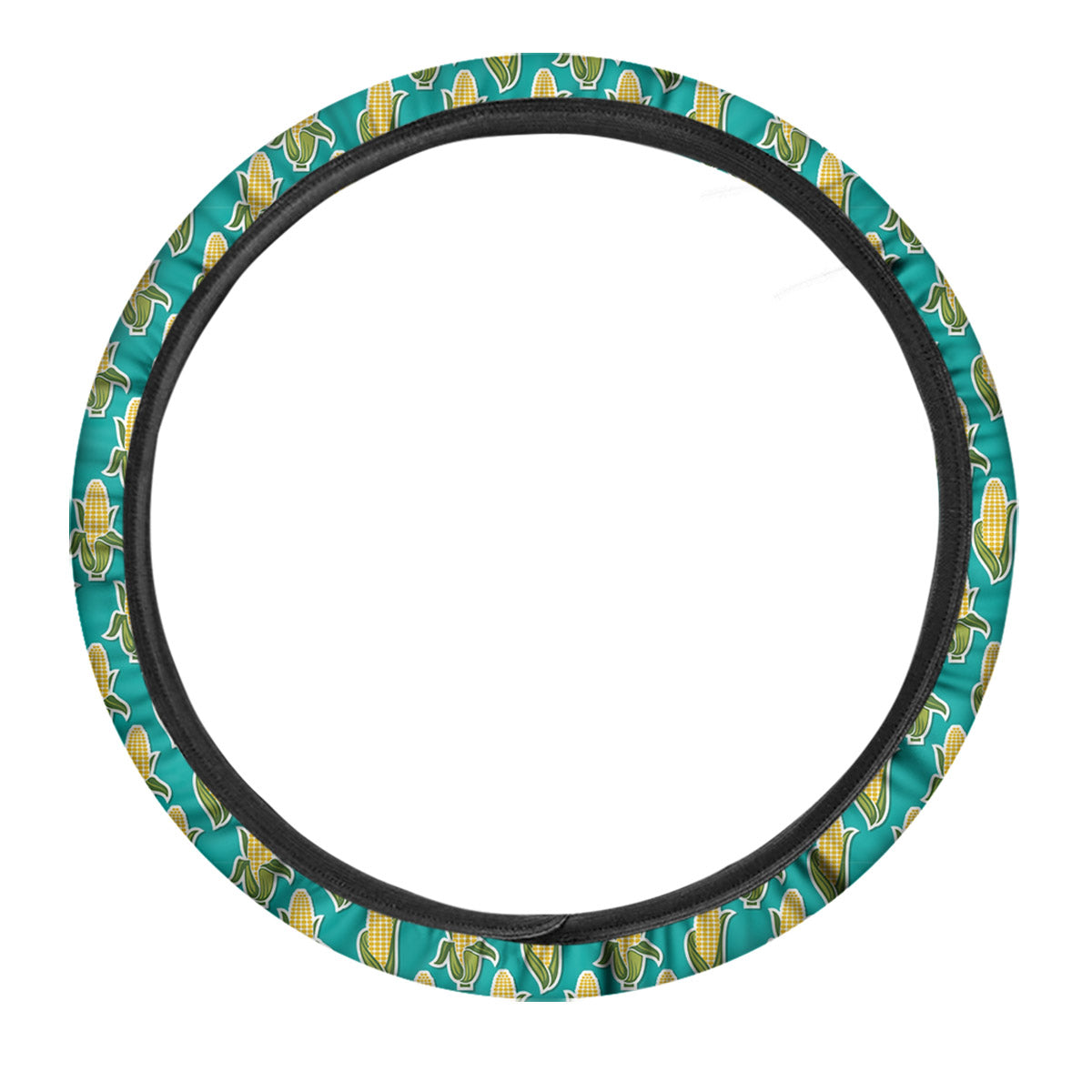 Corncob Print Pattern Car Steering Wheel Cover-grizzshop