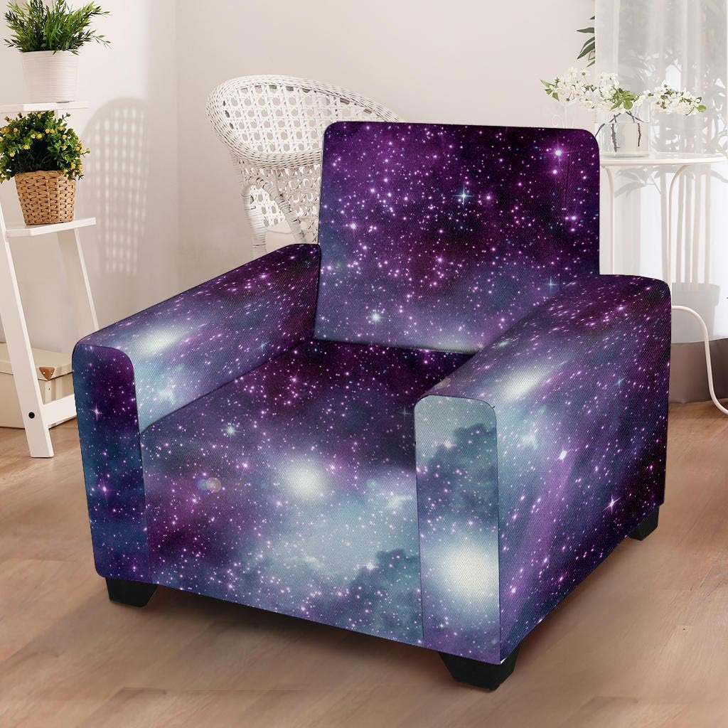 Cosmic Galaxy Space Armchair Cover-grizzshop