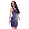 Cosmic Galaxy Space Bodycon Dress-grizzshop