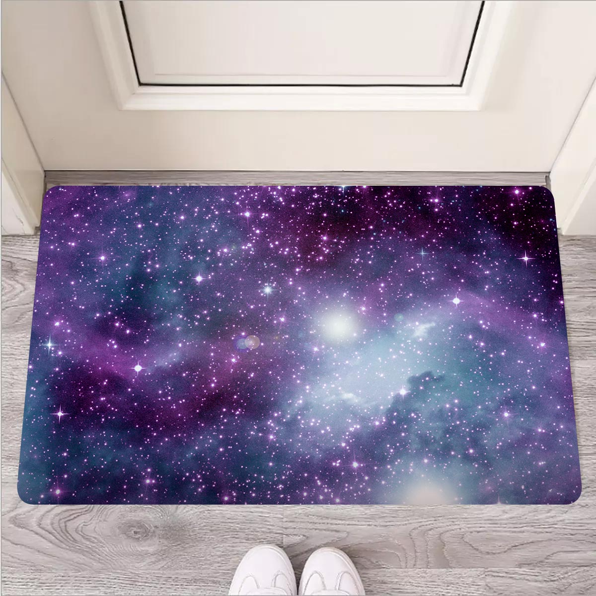 Cosmic Galaxy Space Door Mat-grizzshop