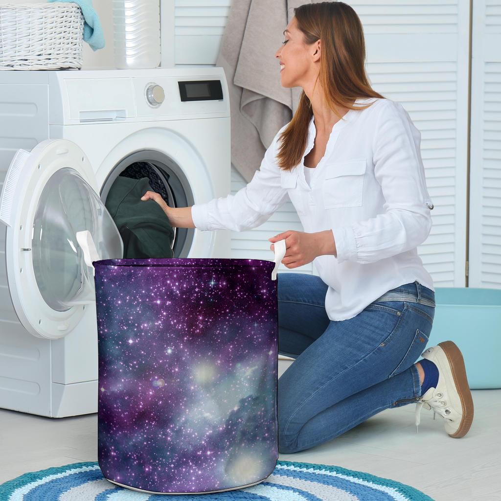 Cosmic Galaxy Space Laundry Basket-grizzshop