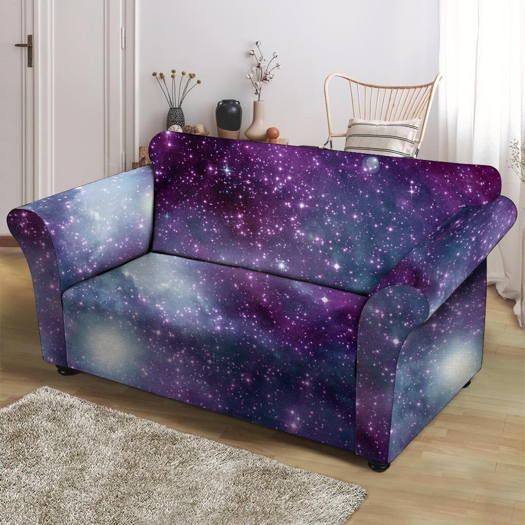 Cosmic Galaxy Space Loveseat Cover-grizzshop