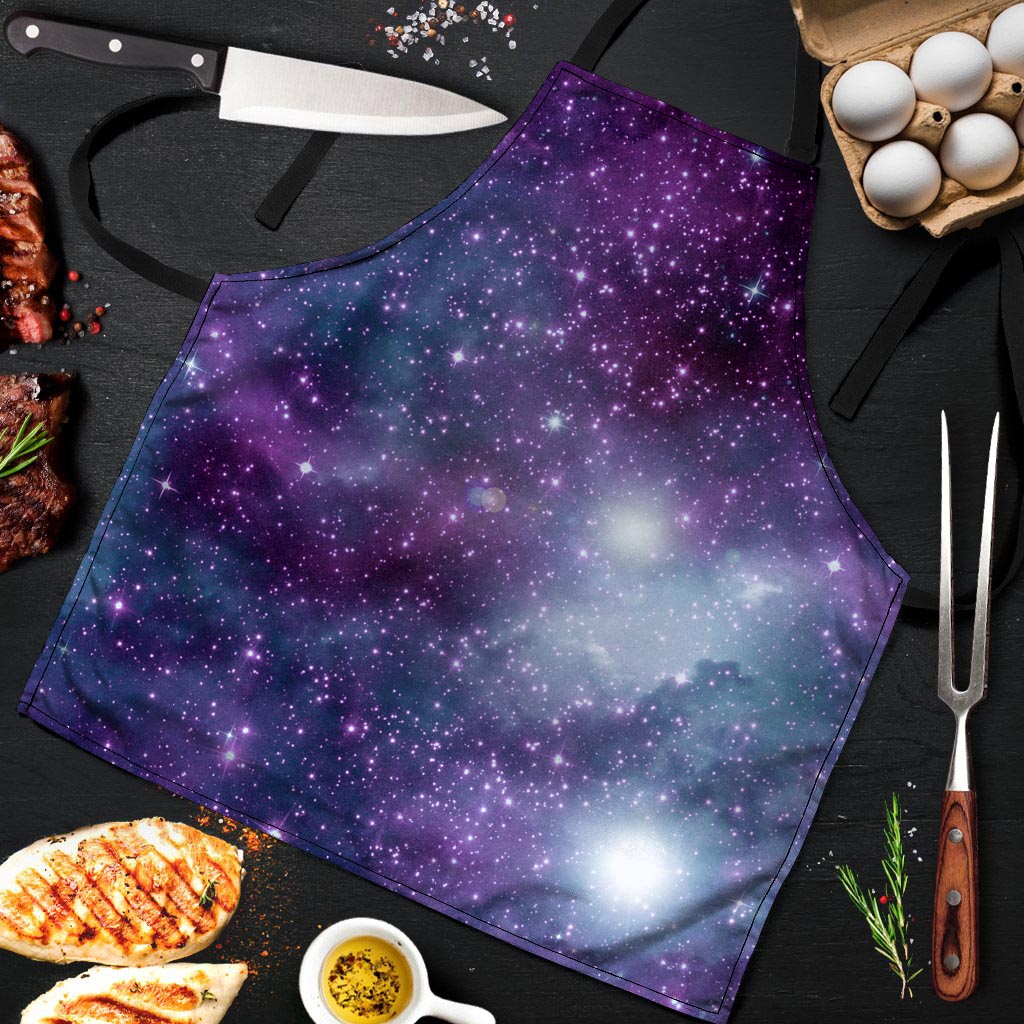 Cosmic Galaxy Space Men's Apron-grizzshop