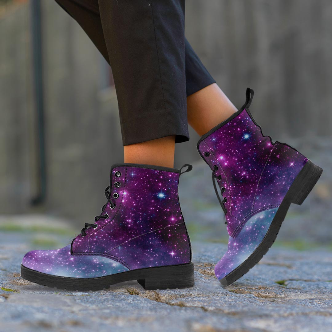 Cosmic Galaxy Space Men's Boots-grizzshop