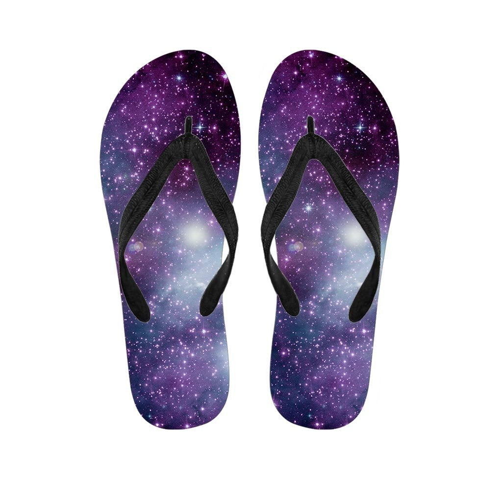 Cosmic Galaxy Space Men's Flip Flops-grizzshop