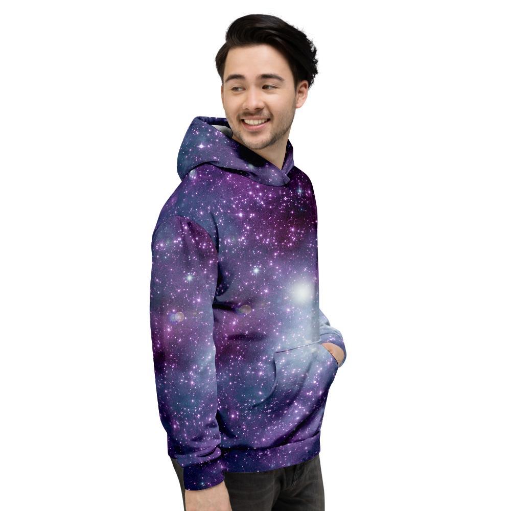 Cosmic Galaxy Space Men's Hoodie-grizzshop