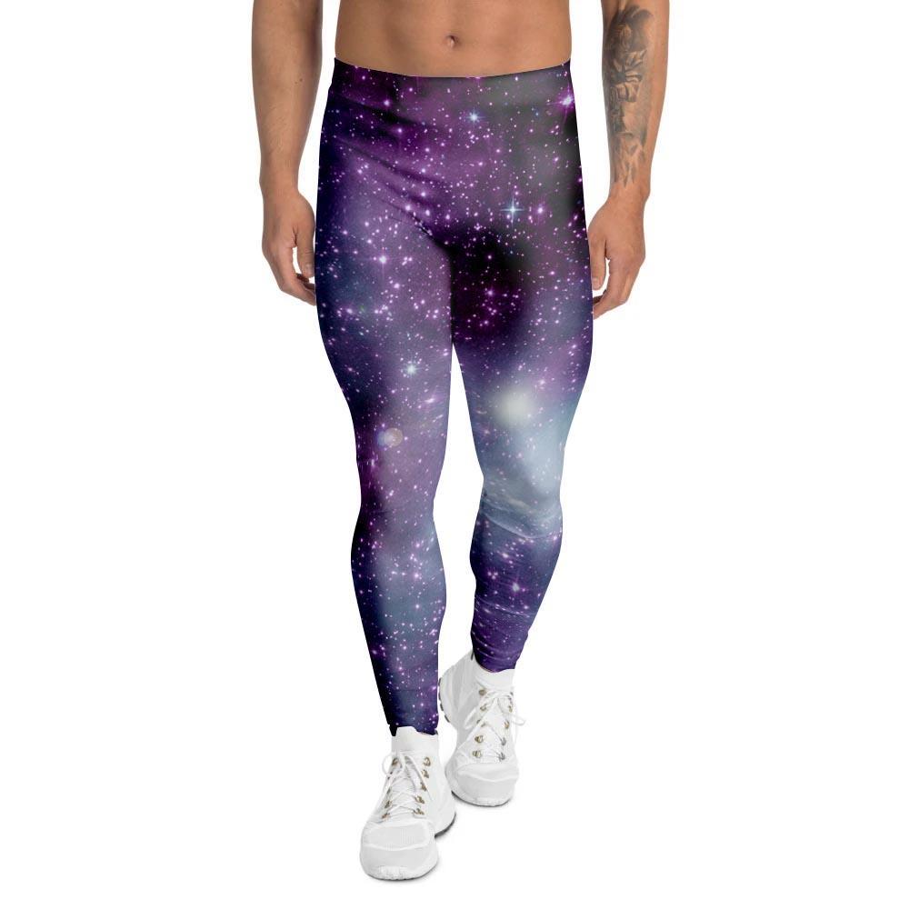 Cosmic Galaxy Space Men's Leggings-grizzshop