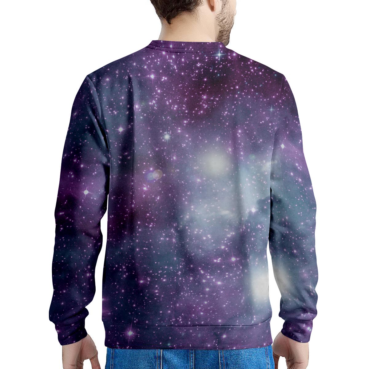 Cosmic Galaxy Space Men's Sweatshirt-grizzshop