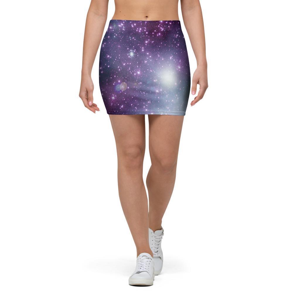 Cosmic Galaxy Space Mini Skirt-grizzshop