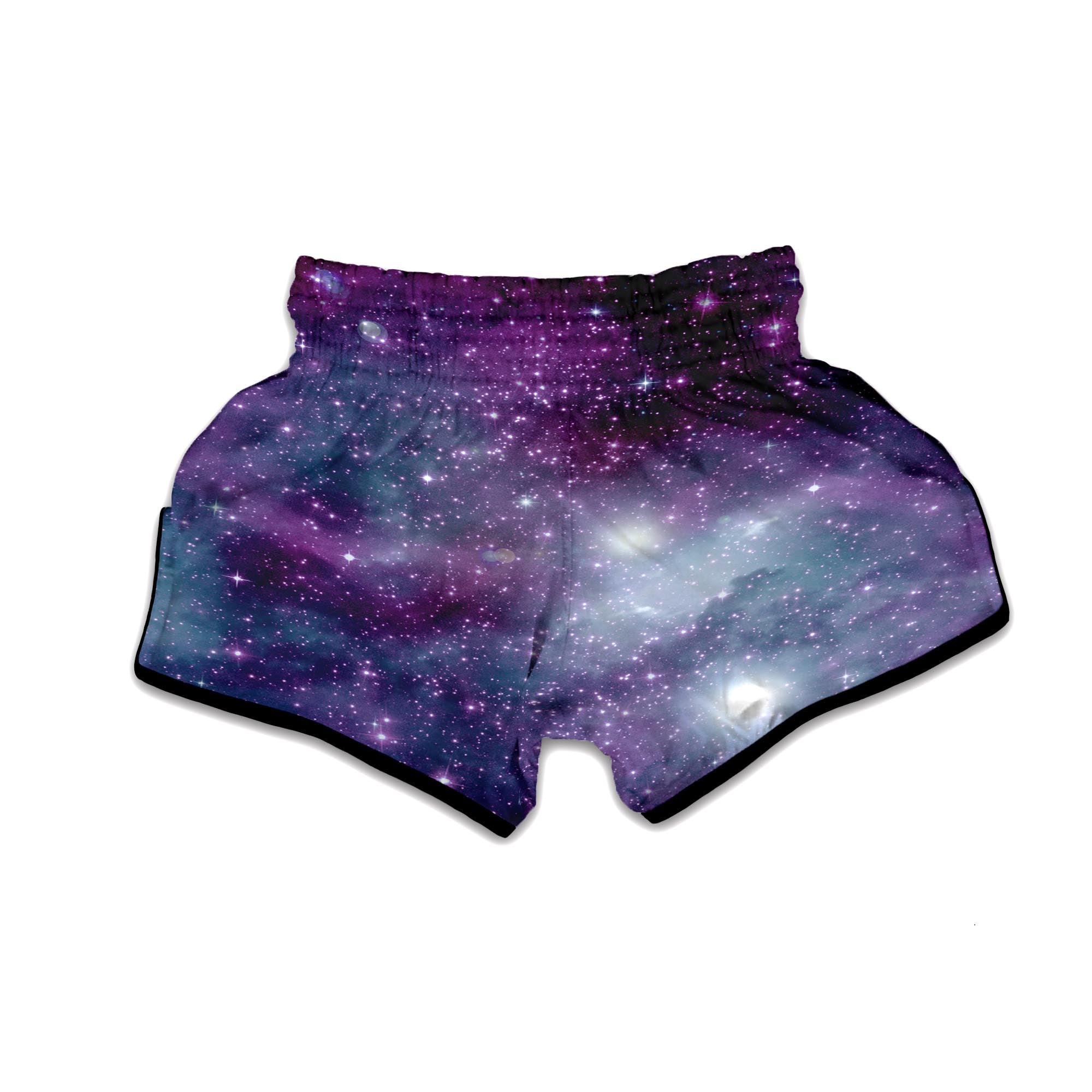 Cosmic Galaxy Space Muay Thai Boxing Shorts-grizzshop