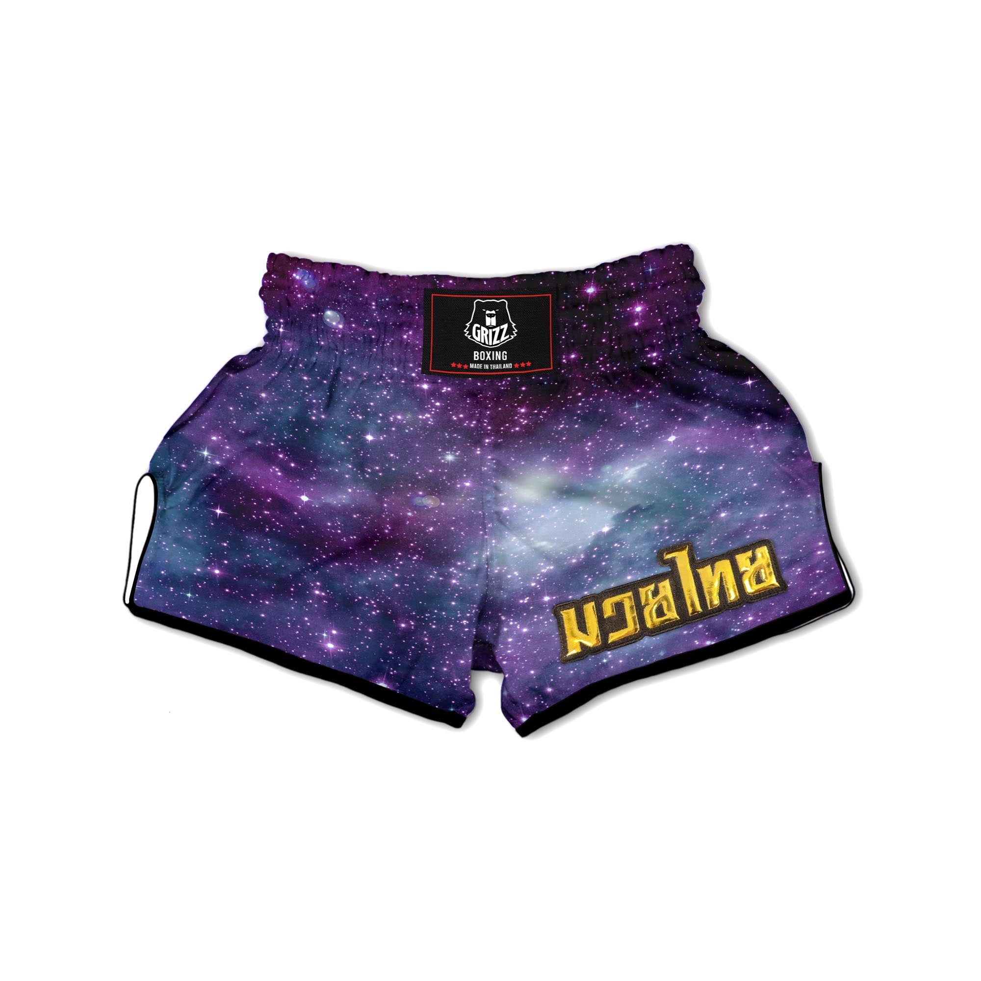 Cosmic Galaxy Space Muay Thai Boxing Shorts-grizzshop