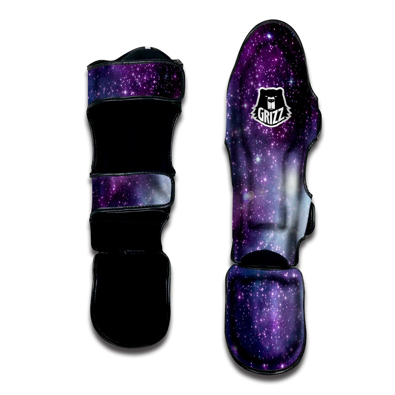 Cosmic Galaxy Space Muay Thai Shin Guard-grizzshop