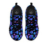 Cosmic Galaxy Space Purple Crystal Print Black Sneaker-grizzshop