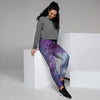 Cosmic Galaxy Space Women's Joggers-grizzshop