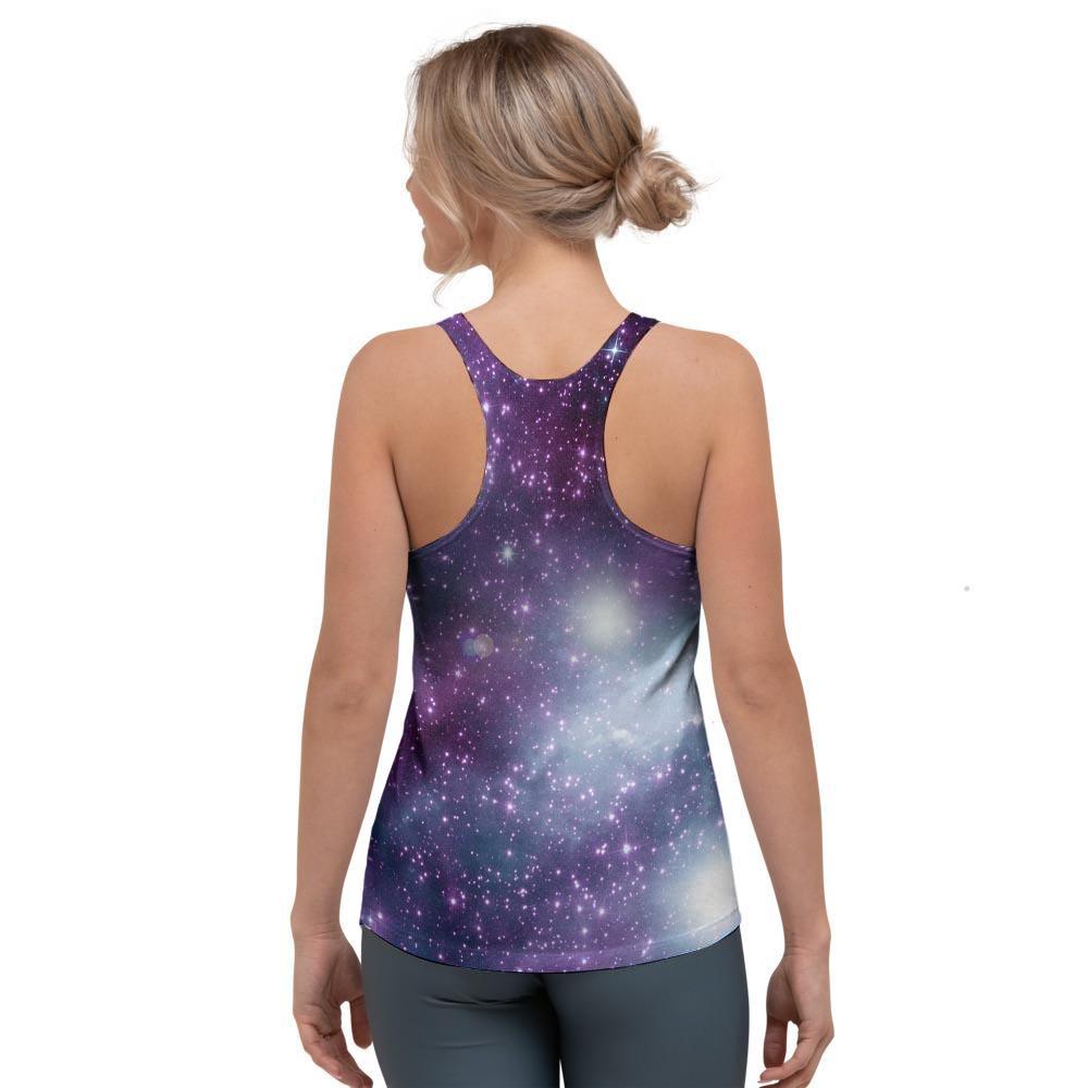 Cosmic Galaxy Space Women's Racerback Tank Top-grizzshop
