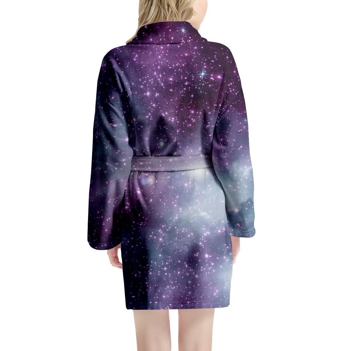 Cosmic Galaxy Space Women's Robe-grizzshop