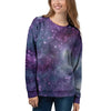 Cosmic Galaxy Space Women's Sweatshirt-grizzshop