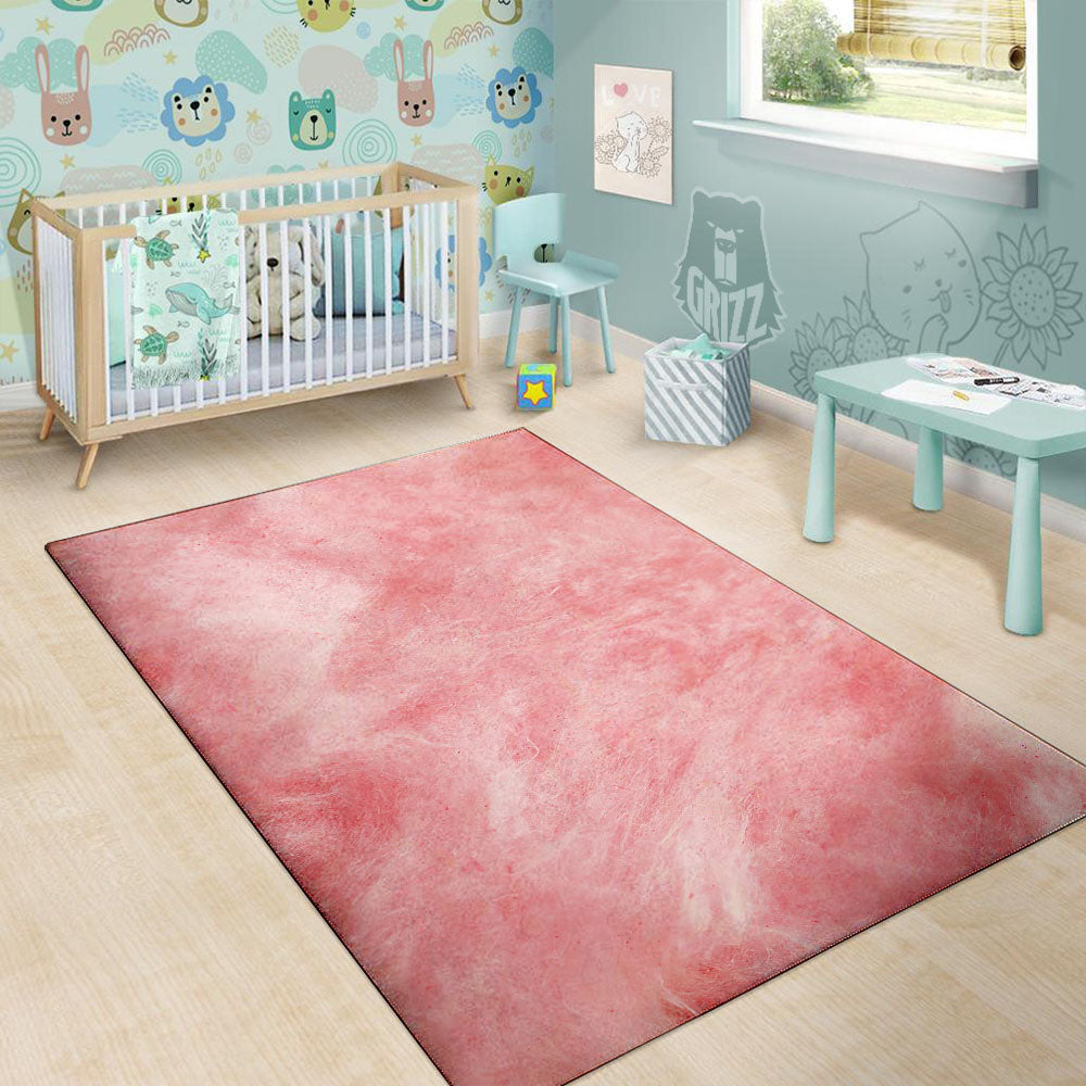 Cotton Candy Pink Print Floor Mat-grizzshop