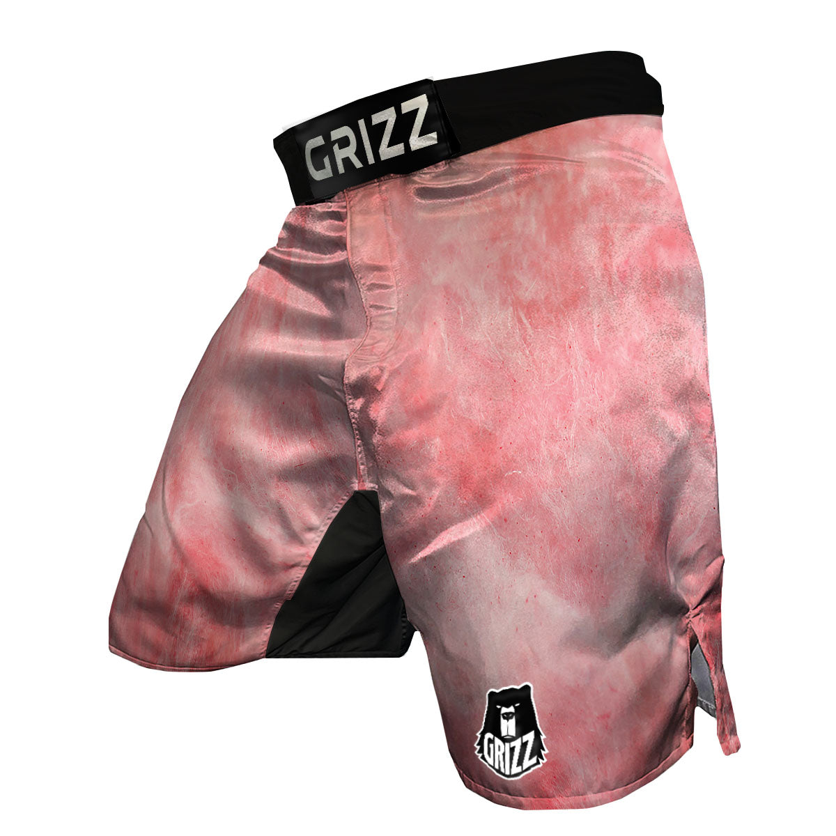 Cotton Candy Pink Print MMA Shorts-grizzshop