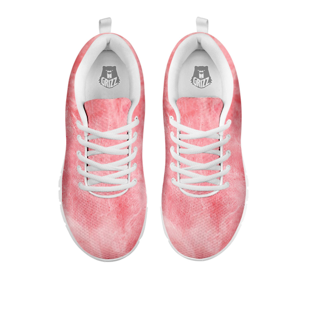 Cotton Candy Pink Print White Sneaker-grizzshop