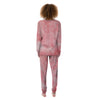 Cotton Candy Pink Print Women's Pajamas-grizzshop