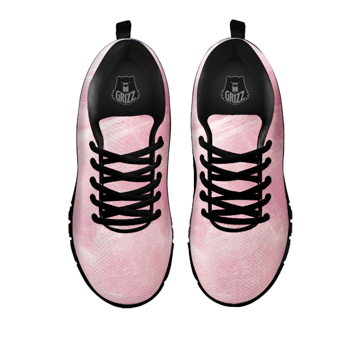 Cotton Candy Sweet Print Black Sneaker-grizzshop