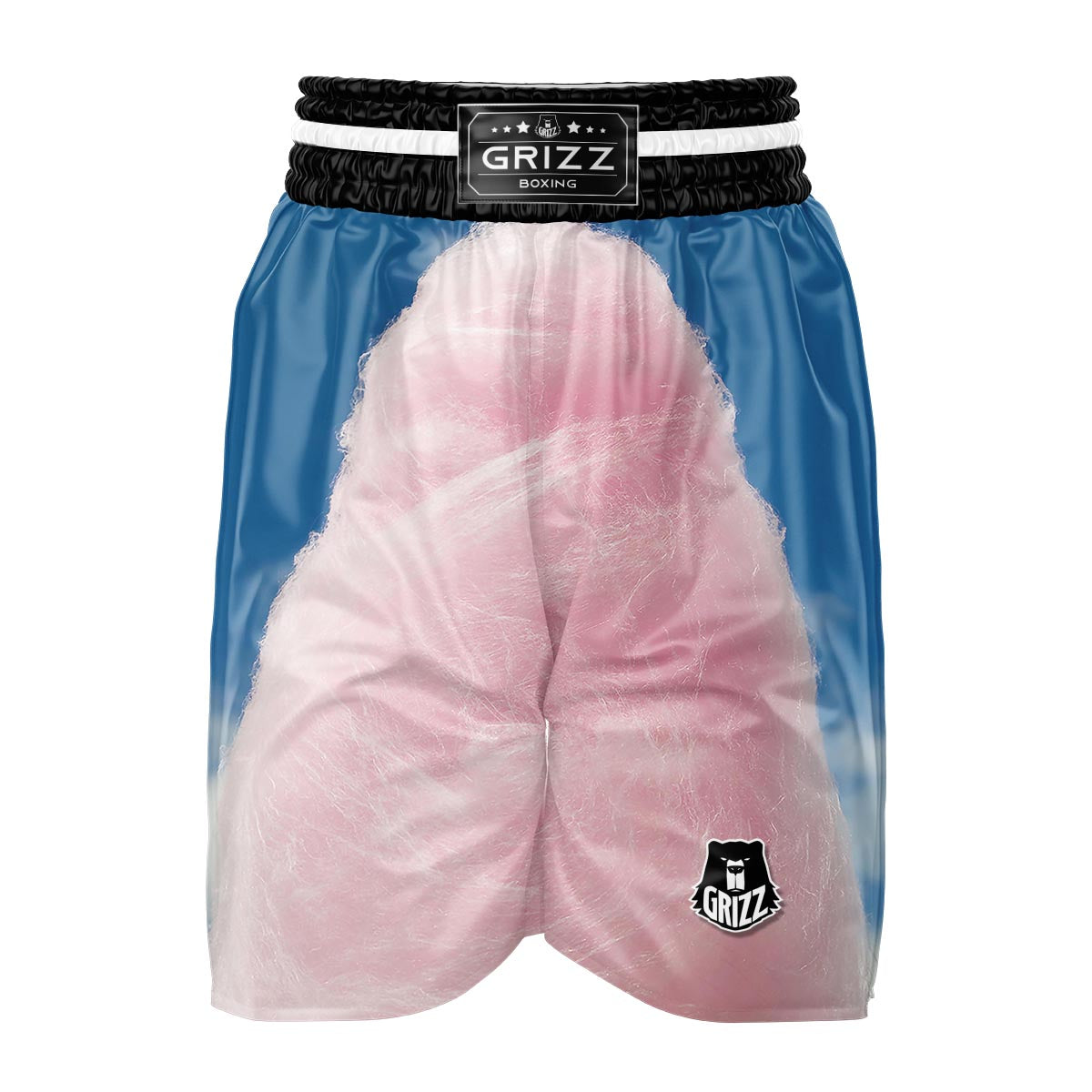 Cotton Candy Sweet Print Boxing Shorts-grizzshop