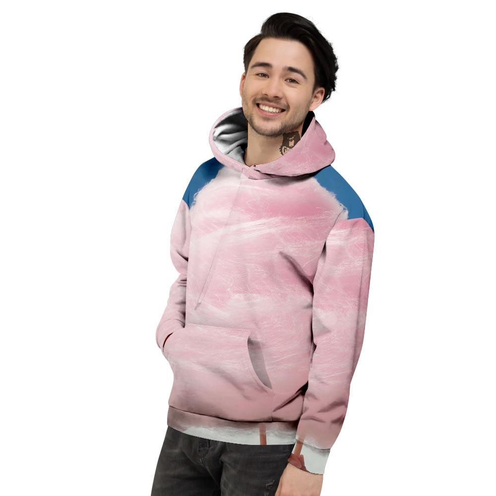 Cotton Candy Sweet Print Men's Hoodie-grizzshop