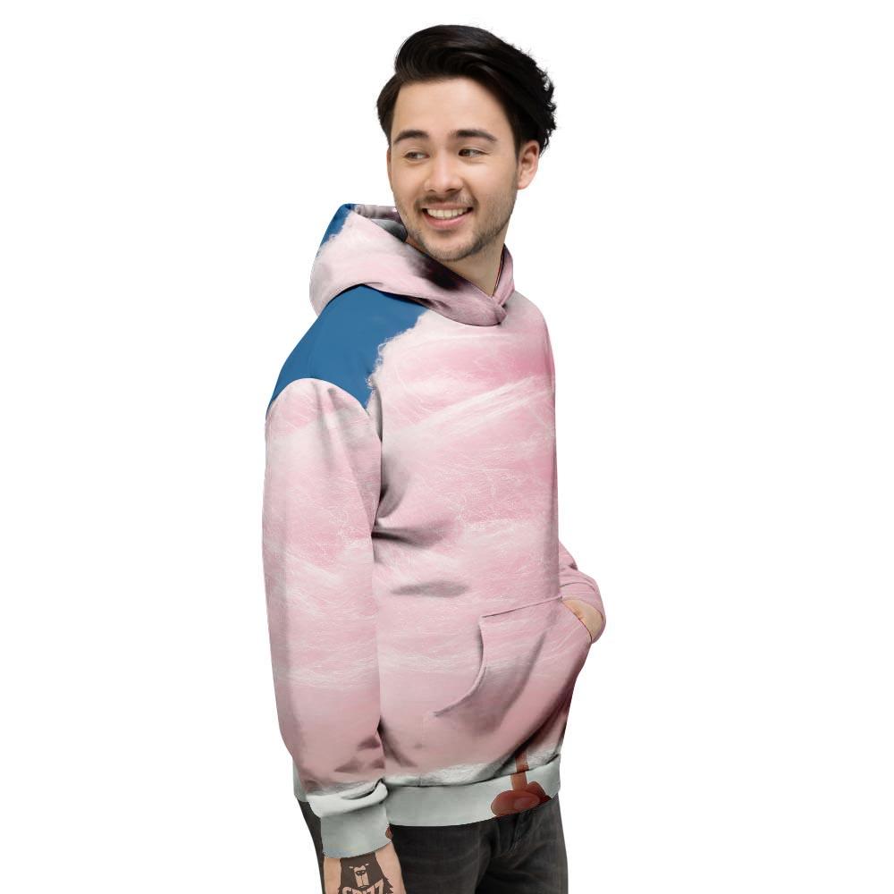 Cotton Candy Sweet Print Men's Hoodie-grizzshop