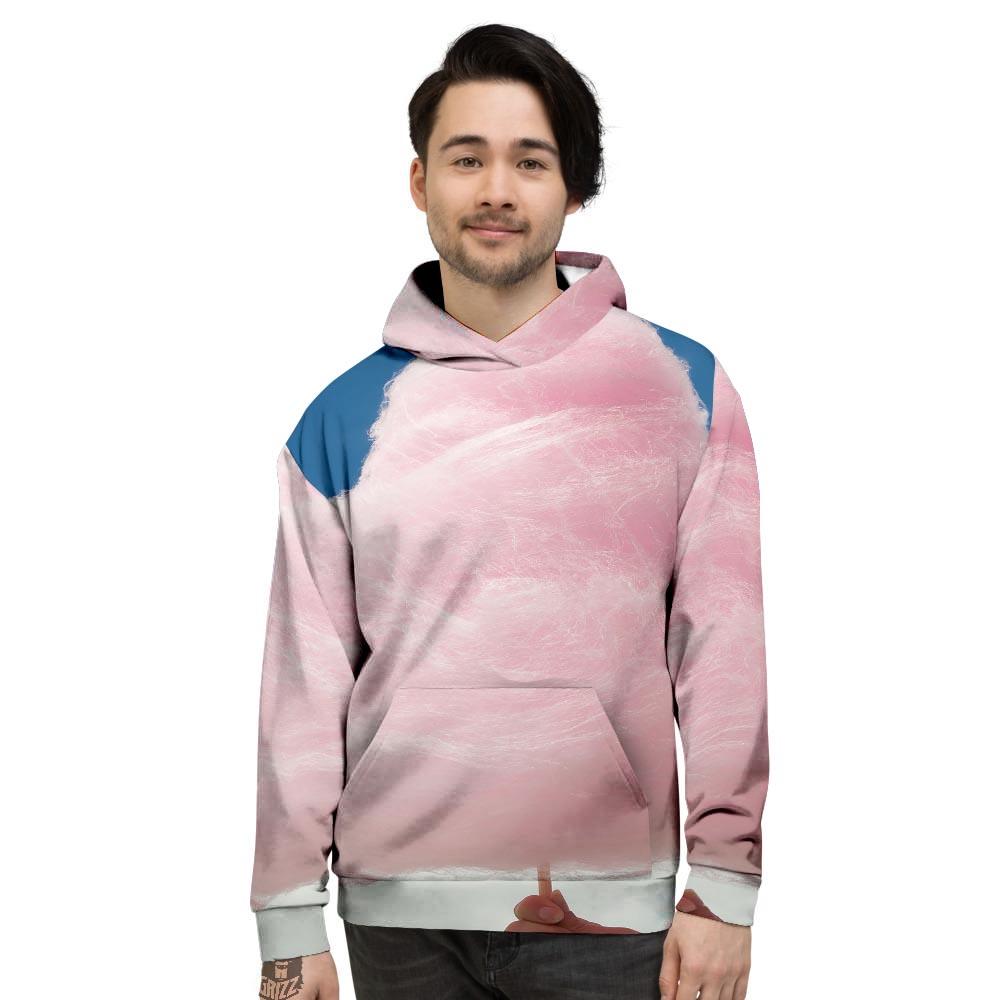 Cotton Candy Sweet Print Men's Hoodie-grizzshop