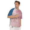 Cotton Candy Sweet Print Men's Short Sleeve Shirts-grizzshop