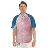 Cotton Candy Sweet Print Men's Short Sleeve Shirts-grizzshop