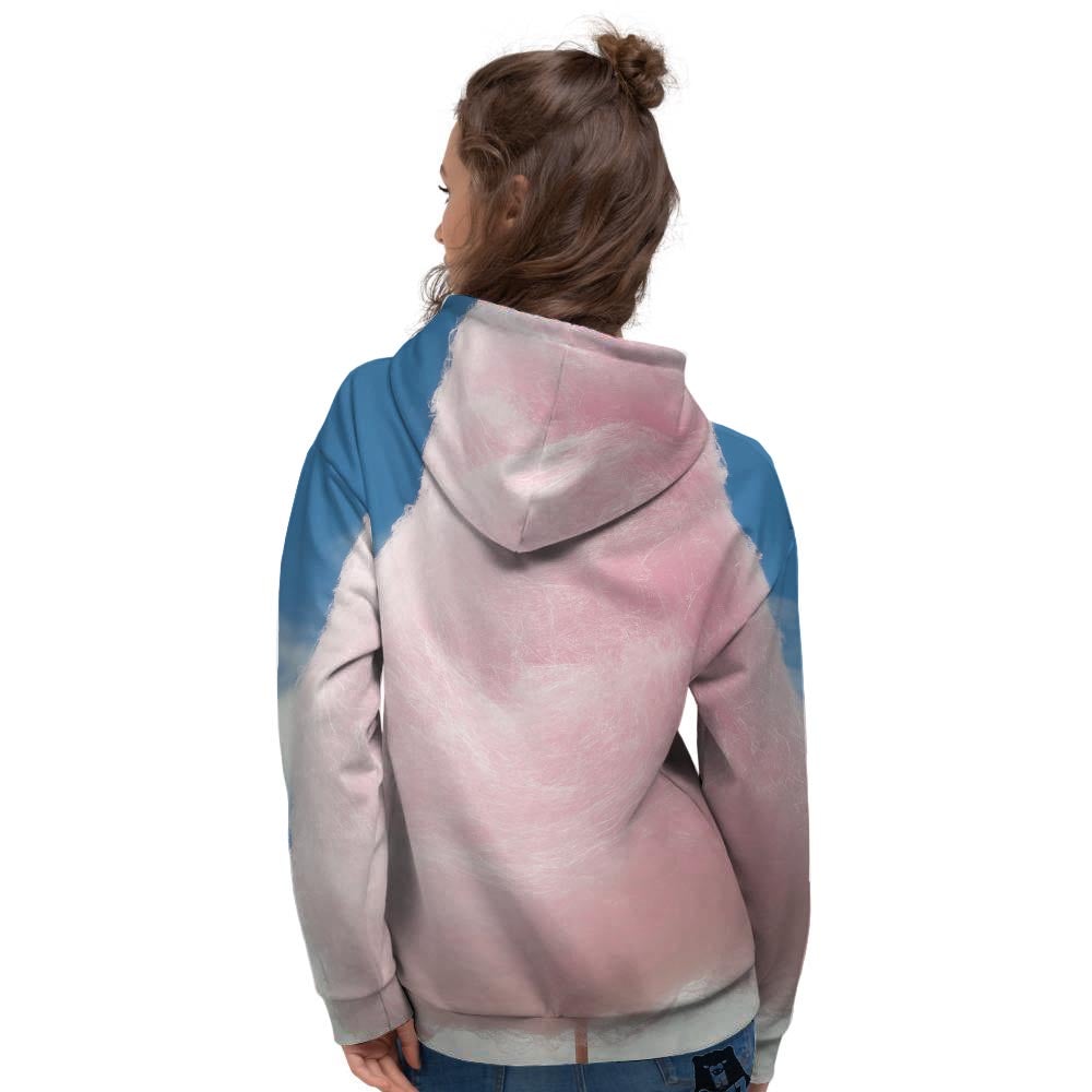 Cotton Candy Sweet Print Women's Hoodie-grizzshop