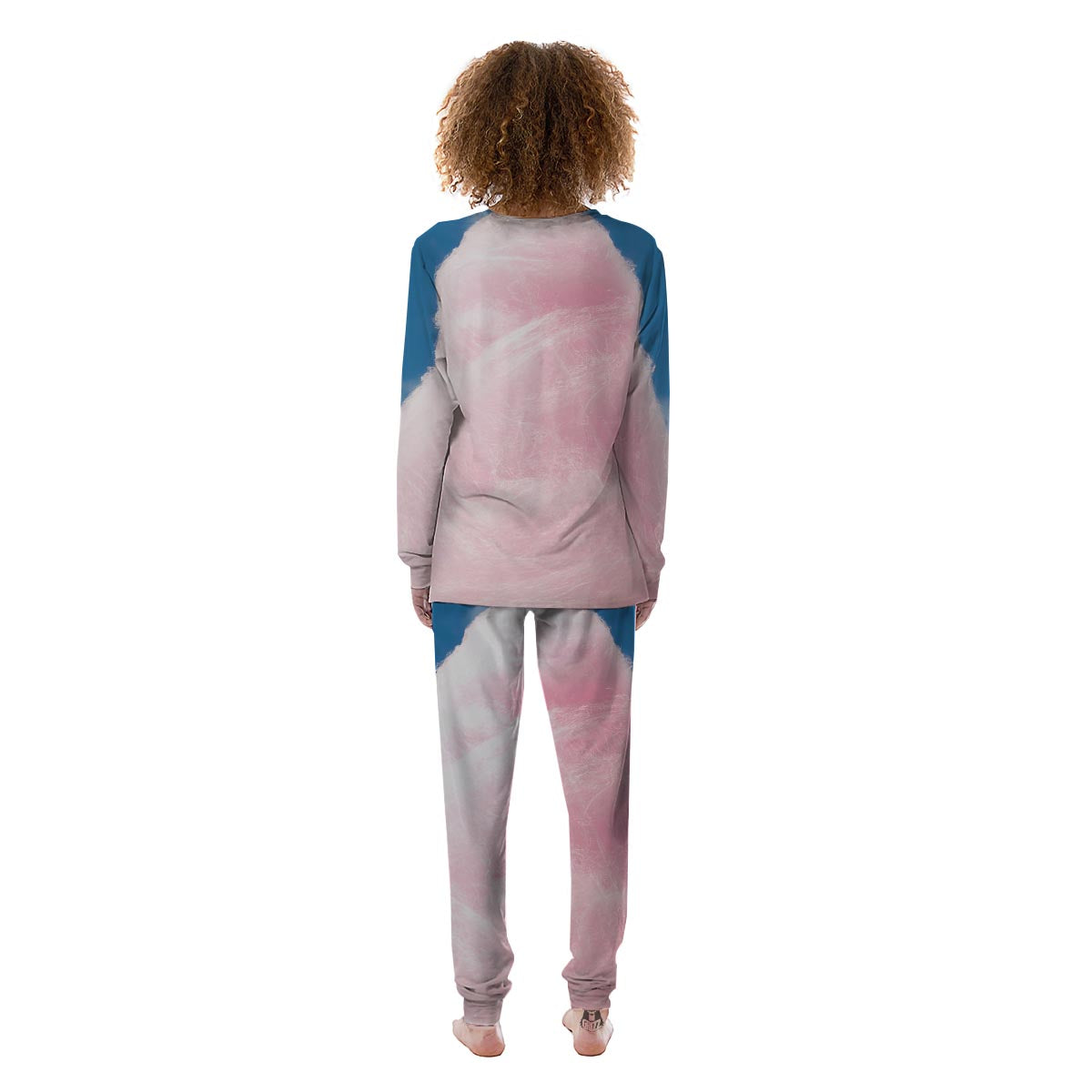 Cotton Candy Sweet Print Women's Pajamas-grizzshop